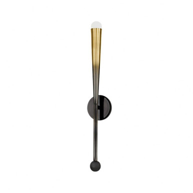 Adley 1 Light Wall Sconce 27.5 Inch Tall X 4.75 Inch Wide by Hudson Valley - CB3841-GB