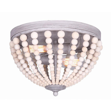 Vesta 2 Light 4.38 Inch Wide Flush Mount by Canarm Inc - IFM564B13BGY