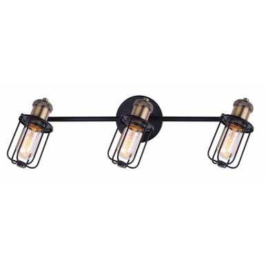 Vox  3 Light Track Light 7.5 In Tall and 6.5 In Wide by Canarm Inc - IT704A03BKG