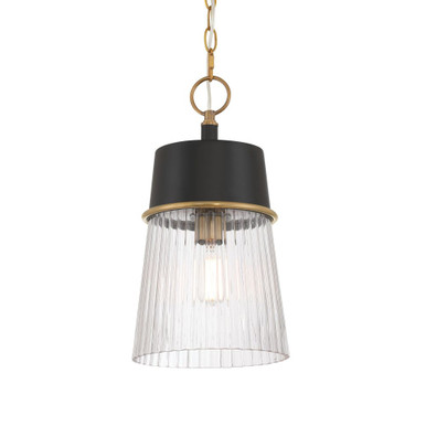 Stamford 1 Light Pendant 16.5 Inch Tall and 9 Inch Wide by Minka Lavery - 192-876