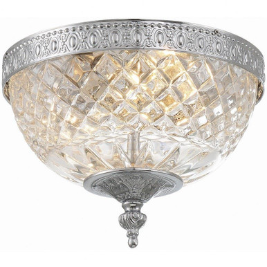Hanbury Las 2 Light 8 Inch Wide Flush Mount by Bailey Street Home - 49-BEL-1083624