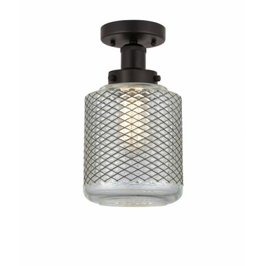 Stanton 1 Light 6 Inch Wide Semi Flush Mount by Innovations - 616-1F-G262