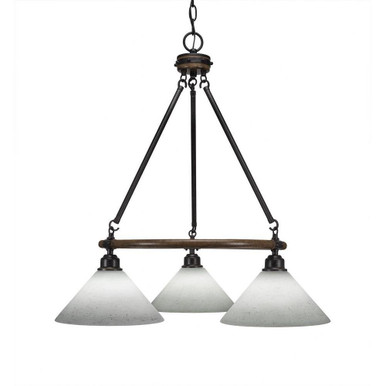 Blacksmith 3 Light Medium Chandelier by Toltec 1766-245275 - 1766-245275