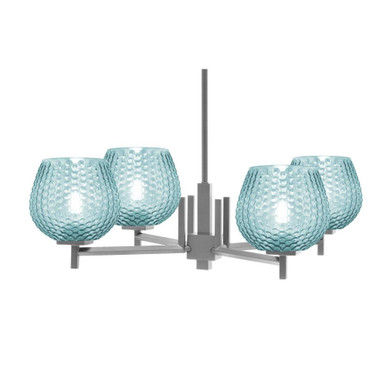 Franklin 4 Light Chandelier 7.5 Inch Tall and 28.25 Inch Wide by Toltec - 1204-75-2825