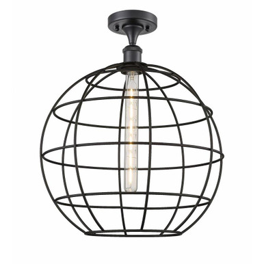 Lake Placid 1 Light 16 Inch Wide Semi Flush Mount by Innovations - 516-1C-CE-16