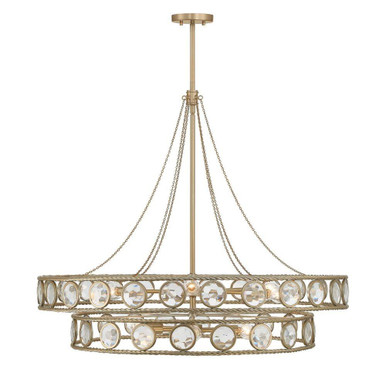 Cologne 12 Light Pendant 32 Inch Tall and 38 Inch Wide by Savoy House - 7-9381-12-338
