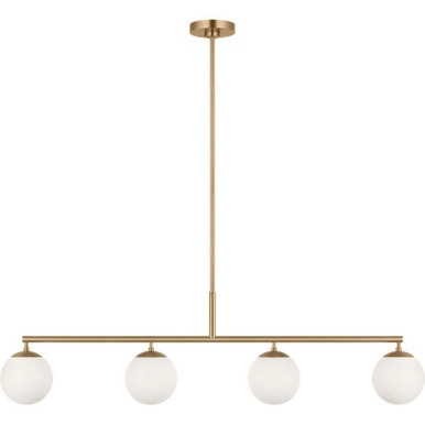 Nube 60W 4 LED Linear Chandelier 12.63 Inch and 48 Inch Wide by Generation - GLC1814E