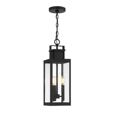 Ascott 3 Light Small Outdoor Pendant by Savoy House - 5-827-BK