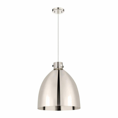 Newton Bell 1 Light Metal Shade Large Pendant 18 Inch Wide by Innovations - 410-1PL-M412-18