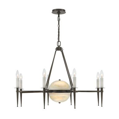 Sanger 10 Light Chandelier 25.88 Inch Tall and 37 Inch Wide by Savoy House - 1-1488-10-15