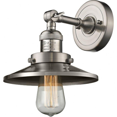 One Light Railroad Wall Sconce 8 x 8 Inch by Innovations 203-SN-M2 - 203-SN-M2