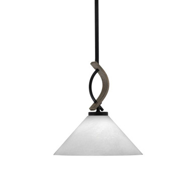 Monterey 1 Light Medium Pendant 12.75 Inch Tall by Toltec - 2901-MBDW-2121