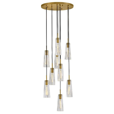 Cosette 12W 9LED Adjustable Pendant 19.75 Inch Wide by Fredrick Ramond - FR31104
