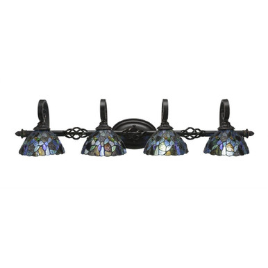 Elegante 4 Light Bath Bar 8.5 x Inches by Toltec  - 164--85-395