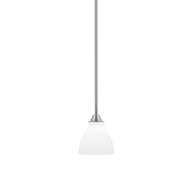Paramount 1 Light Small Pendant 7 Inch Tall by Toltec - 3401-BN-4760