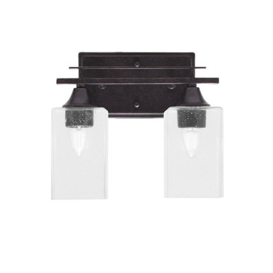 Uptowne 2 Light Vanity Light 11.5 Inch Length by Toltec - 132--1025-115