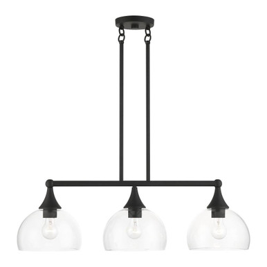 Glendon 3 Light Elegant Linear Chandelier by Livex - 53643