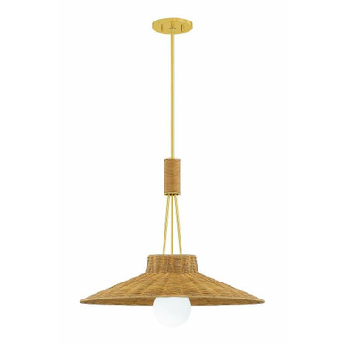 Laudine 1 Light Large Pendant by Mitzi - H921701-AGB