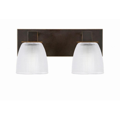 Apollo 2 Light Vanity Light 13.25 Inch Length by Toltec - 582-1325-625-1325