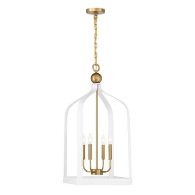 Sheffield 4 Light Medium Pendant by Savoy House - 7-7802-4