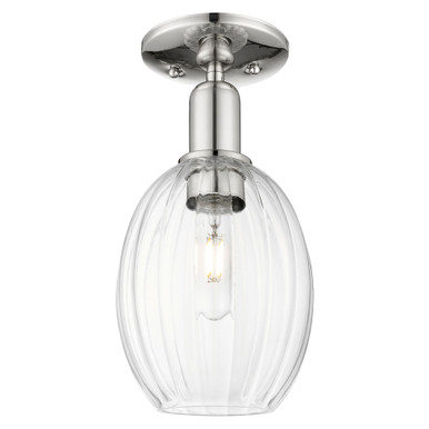 Preston 1 Light Semi Flush Mount 6.25 Inch X 12.25 Inch Tall by Innovations - 716-1C-G459-6