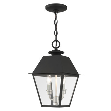 Lane Wood 2 Light Outdoor Pendant Lantern by Bailey Street Home - 218-BEL-4363106