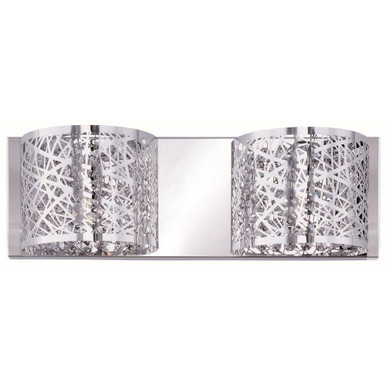 Inca 2 Light 4.25 Inch Wide Wall Mount by ET2 - E21315
