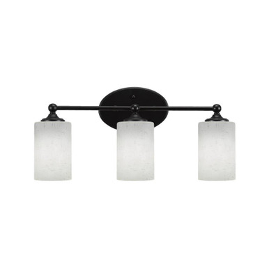 Capri 3 Light Steel Vanity Light 21 Inch Length by Toltec - 5913-97521