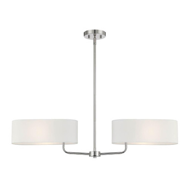 Midtown 2 Light Oversized Island Pendant by Designers Fountain - D253M-IS-PN