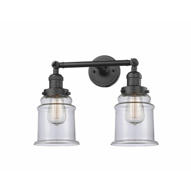 Franklin Restoration 2 Light Canton Vanity Light by Innovations - 208-OB-G182