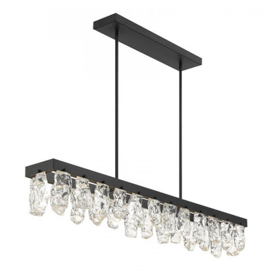 Artic Glacier 40W 1 LED Small Island Pendant by George Kovacs - P1498-66A-L