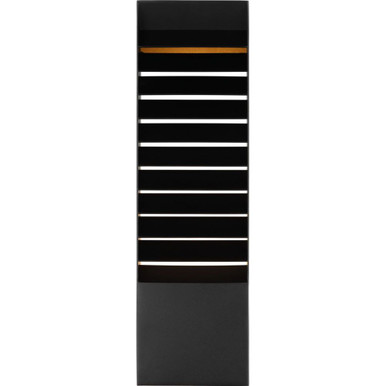 Lamel 12W 1 LED Outdoor Wall Mount 19 Inch Tall by Visual Comfort Modern - KWOWS60727OB