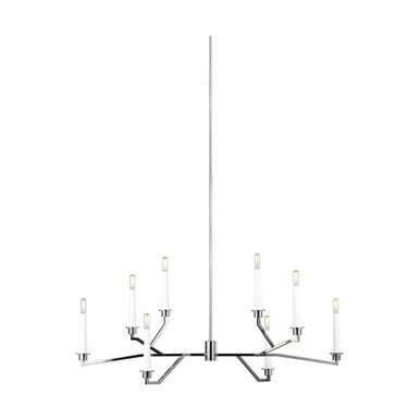 Hopton 8 Light Small Linear Chandelier by Visual Comfort Studio - EC1118
