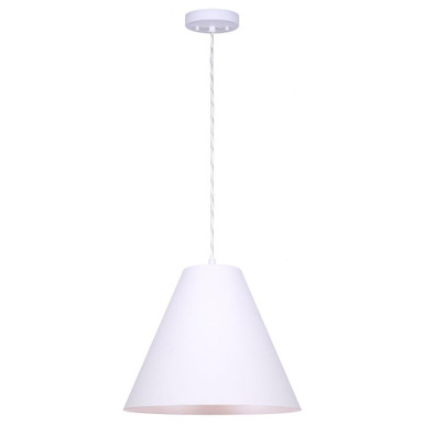 Mali 1 Light Mini Pendant by Canarm Inc - IPL730B01WH