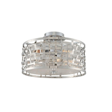 Bridgeport 3 Light 16 Inch Wide Semi Flush Mount by Kalco - 308740SL