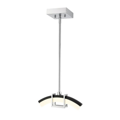 Arc 12W 1 LED Linear Island Pendant by Z-Lite - 620-12L-CH-LED