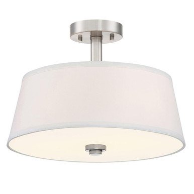 Studio 2 Light 15 Inch Wide Semi Flush Mount by Designers Fountain - 88511