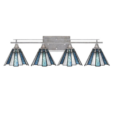 Uptowne 4 Light Vanity Light 29.5 Inch Length by Toltec - 134-AS-202