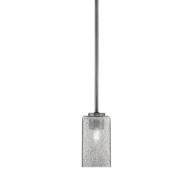 Atlas 1 Light Stem Hung Mini Pendant 7 Inch Tall X 3.5 Inch Wide by Toltec - 4501-MB-541