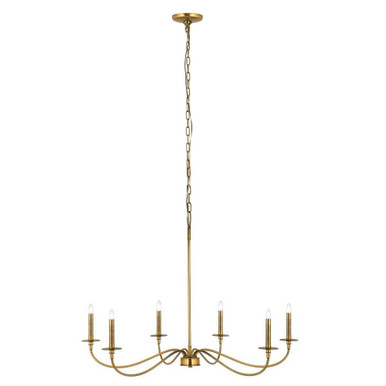 Leonard Parade 6 Light Oversized Chandelier by BSH 372-BEL-1047632 - 372-BEL-1047632