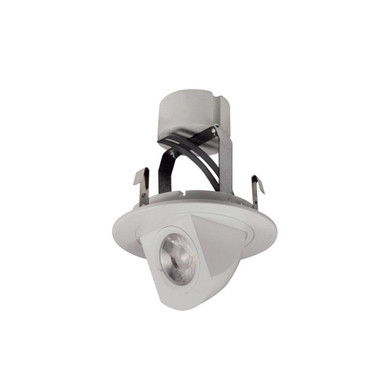 Cobalt 12W LED 4 Inch Round Retrofit Elbow Trim 4.5 x 5 Inches by Nora - NL-470X-AEM