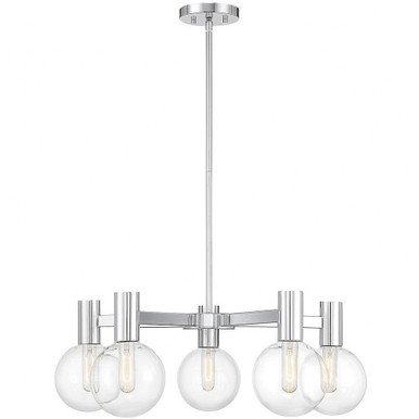 Wright 5 Light Large Chandelier by Savoy House - 1-3073-5