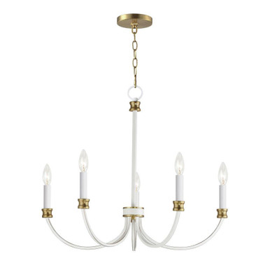 Hesley Grove 5 Light Chandelier 22 x 26 Inches Wide by Bailey Street Home - 93-BEL-4964581