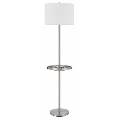 Gastiom Drive 1 Light Floor Lamp with Metal Tray 62 x 16 Inches - 1-BEL-1329209