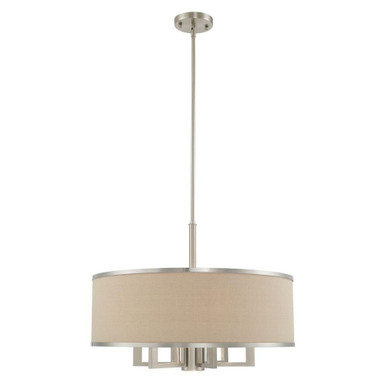 Park Ridge 6 Light Medium Chandelier by Livex 62614 - 62614