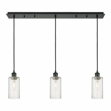 Crown Point 3 Light Cord Hung Linear Pendant 36.88 Inch Wide by Innovations - 123B-3P-G434-7