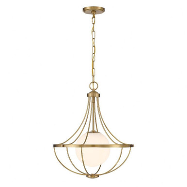 1 Light Large Pendant 22 Inch Tall by BSH - 2583-BEL-1345053