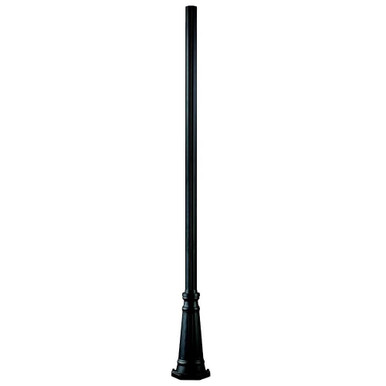 Accessory Outdoor Post in Victorian Style 10 x 96 Inches by Z-Lite - 519P-BK