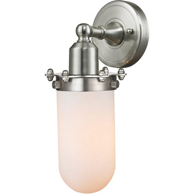 Centri 1 Light Wall Sconce 4.5 Inch Wide by 11.5 Inch High by Innovations  - 900-1W-SN-CE231-SN-W