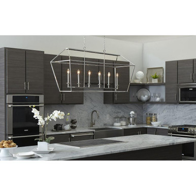Bolton Ground 6 Light Oversized Island Pendant by Bailey Street Home - 71-BEL-1001664